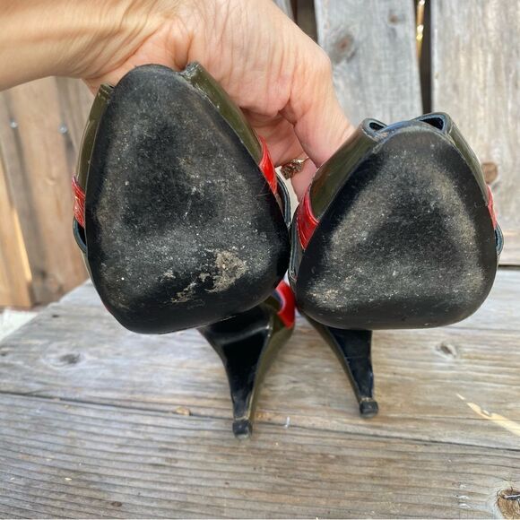 Sigerson Morrison patent leather high heel sandals size 7 - Picture 13 of 13